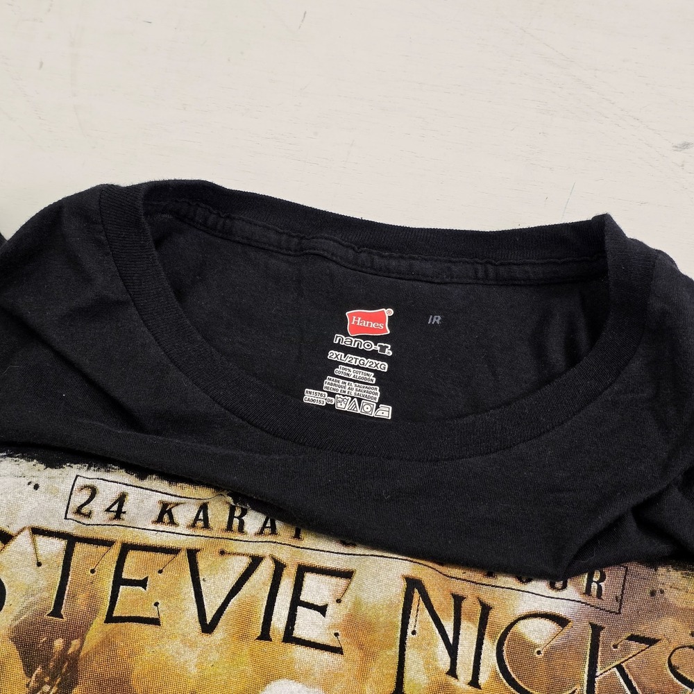 Stevie Niks 24 Kart Gold‎ Tour 2017 Stevie Nicks Concert T-Shirt Men's Sz XL - Picture 3 of 6